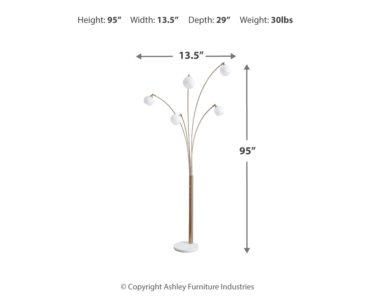 Taliya Arc Lamp
