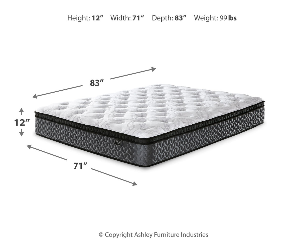 12 Inch Pocketed Hybrid California King Mattress