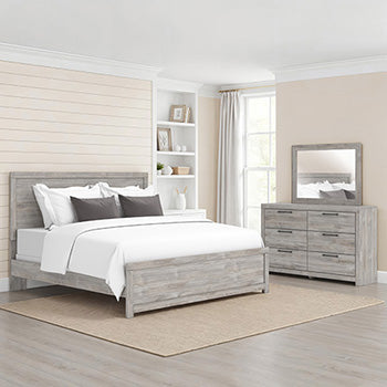 Furniture City Houma - Ashley Furniture - Broachmyn Bedroom Mirror - Bedroom Mirror / Gray - PCB1120-36