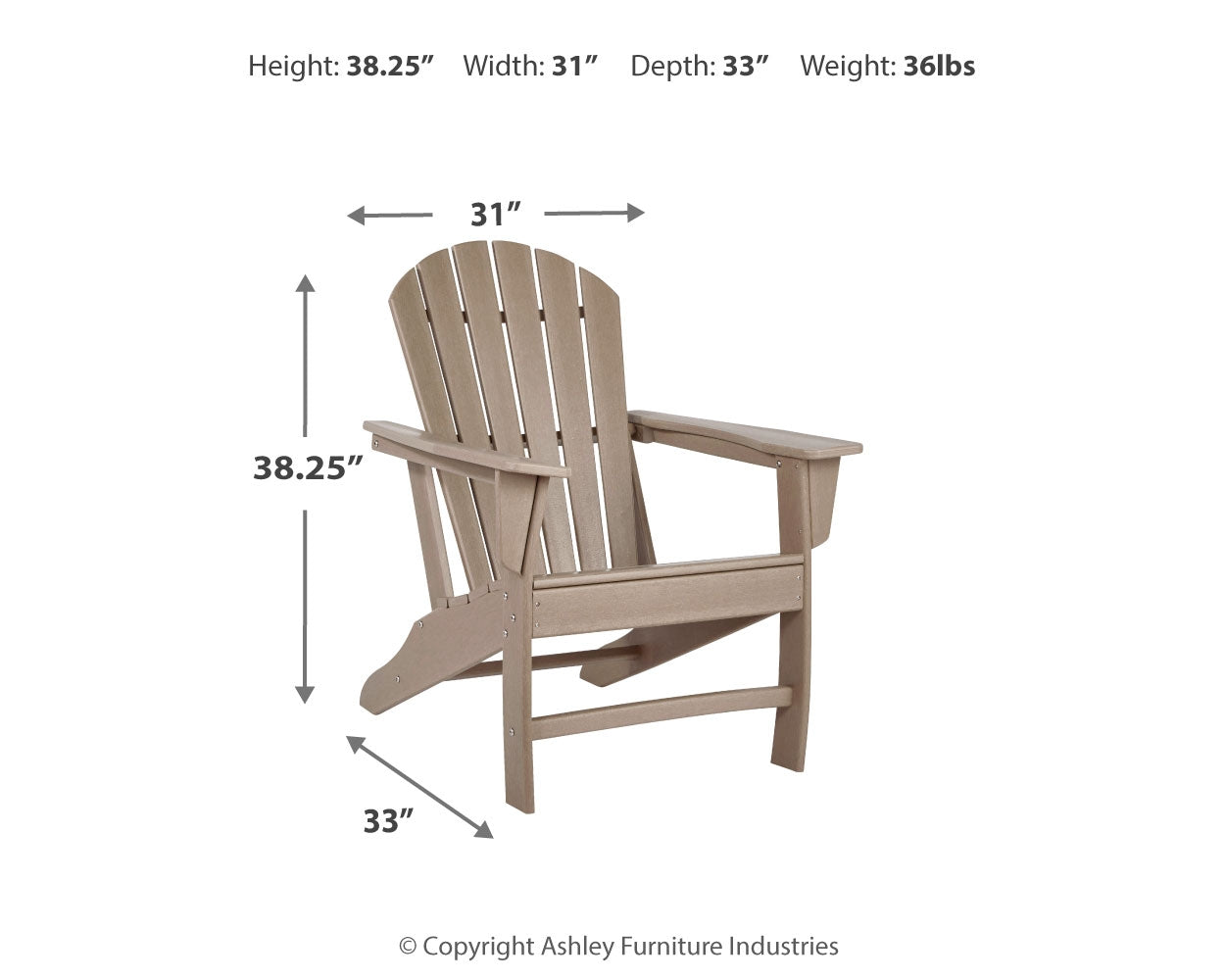Sundown Treasure Adirondack Chair