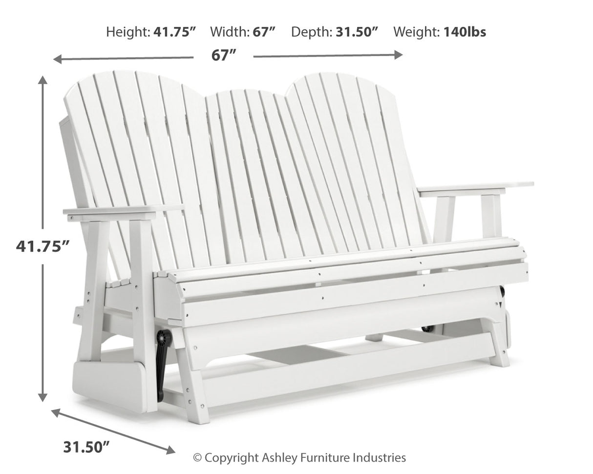 Hyland Wave Outdoor Glider Loveseat