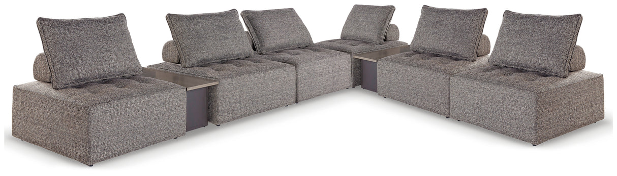 Furniture City Houma - Ashley Furniture - Bree Zee 8-Piece Outdoor Modular Seating - 8-Piece Outdoor Modular Seating - P160P14