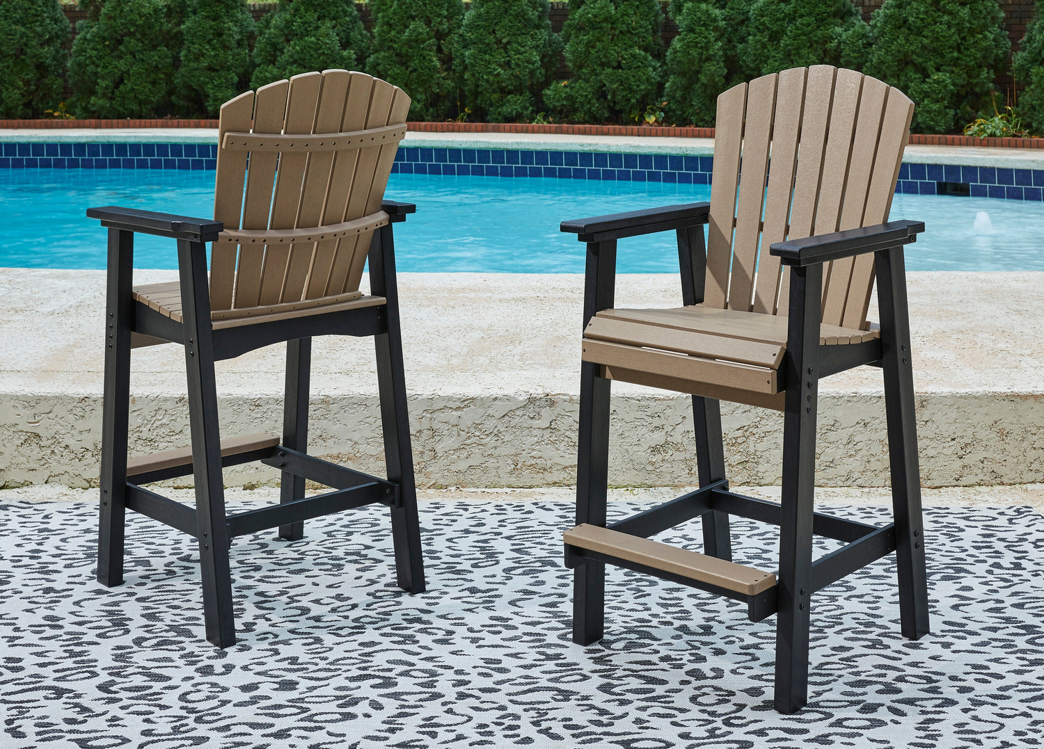 Furniture City Houma - Ashley Furniture - Fairen Trail Barstool (Set of 2) - Tall Barstool (Set of 2) - P211-130