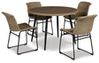 Furniture City Houma - Ashley Furniture - Amaris Outdoor Dining Table with 4 Chairs - Outdoor Dining Table with 4 Chairs - P369P1
