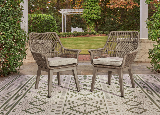 Furniture City Houma - Ashley Furniture - Beach Front Arm Chair with Cushion (Set of 2) - Arm Chair With Cushion (Set of 2) - P399-601A