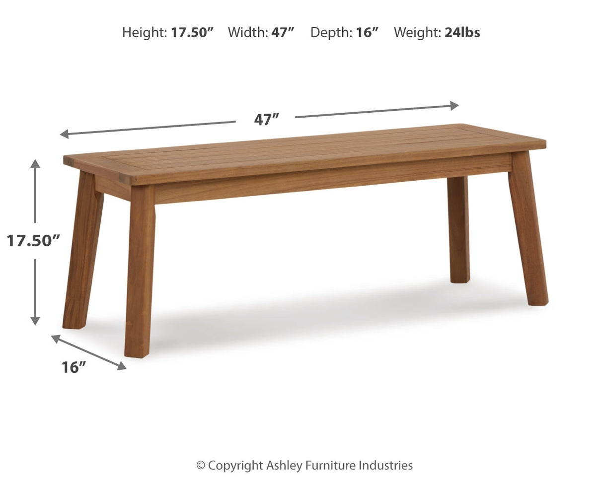 Janiyah Outdoor Dining Bench