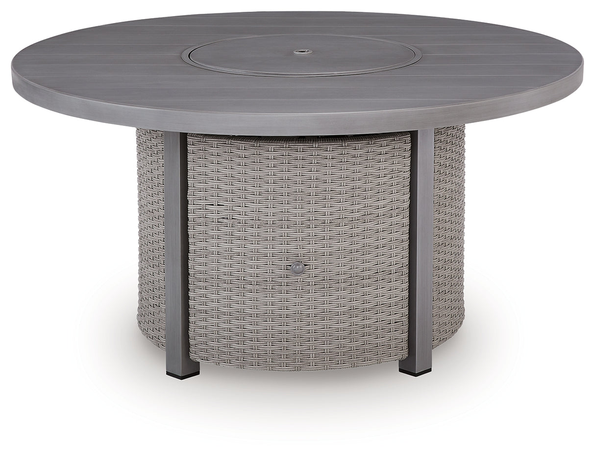 Half Moon Beach Outdoor Fire Pit Table