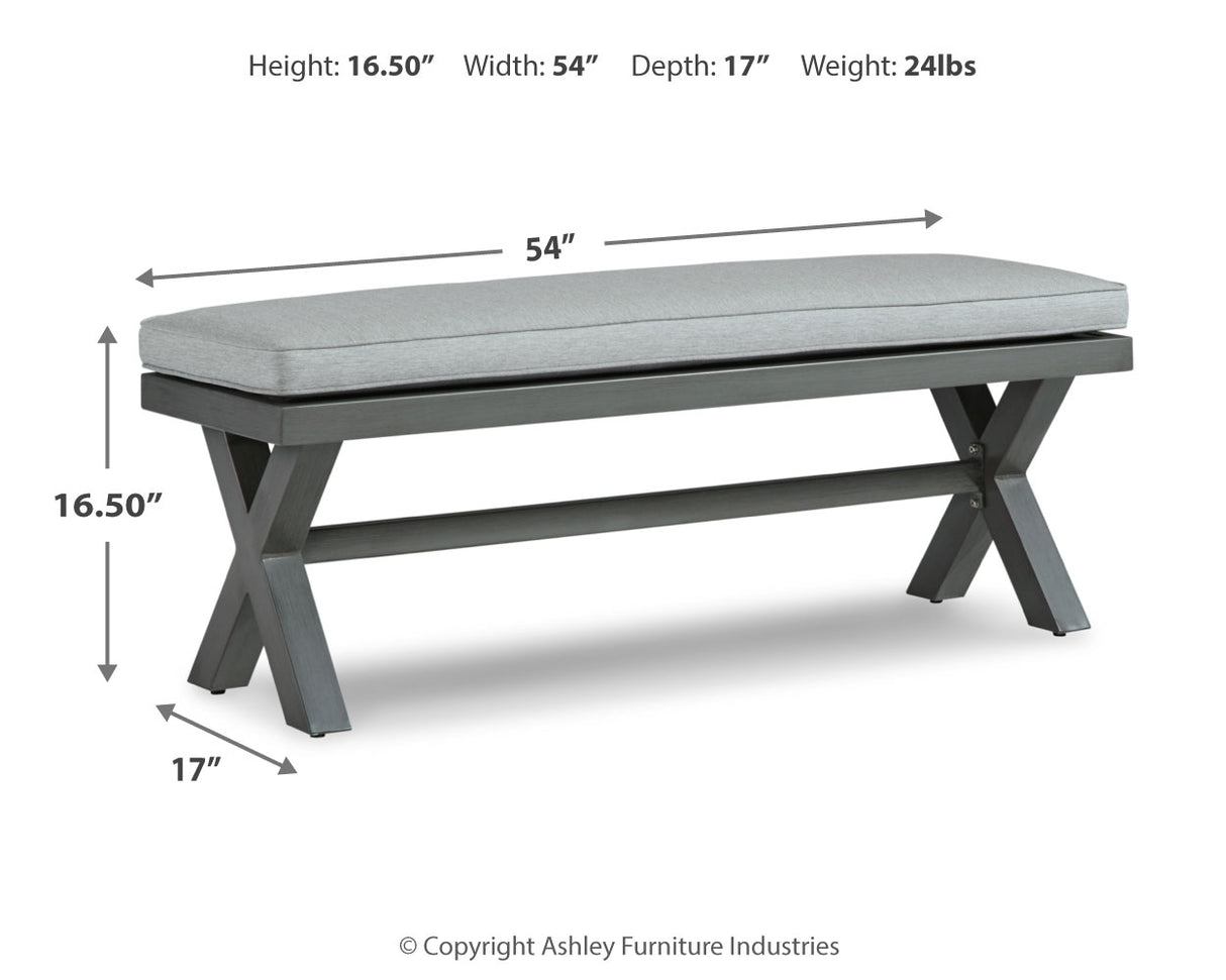 Elite Park Outdoor Bench with Cushion