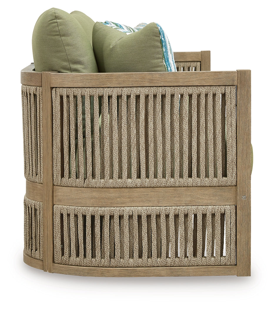 Serena Shores Outdoor Sofa with Cushion