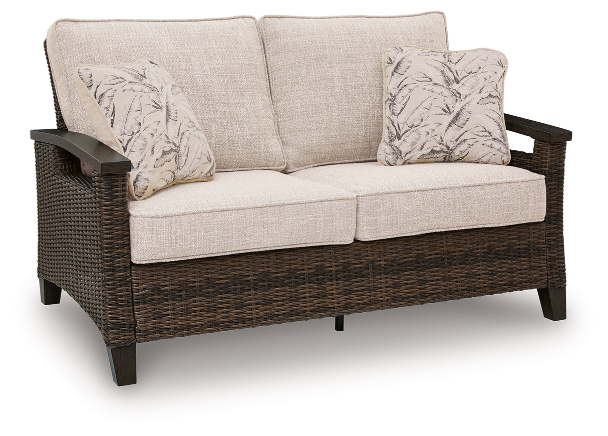 Monterey Point Outdoor Loveseat with Cushion