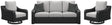 Furniture City Houma - Ashley Furniture - Beachcroft Outdoor Sofa and 2 Lounge Chairs - Outdoor Sofa and 2 Lounge Chairs - P792P8