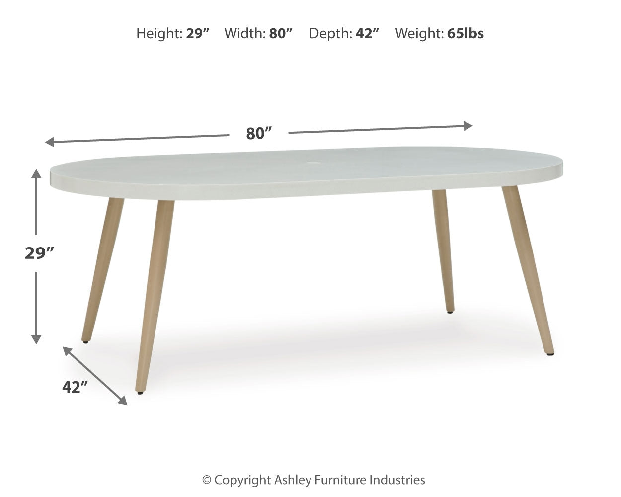 Seton Creek Outdoor Dining Table