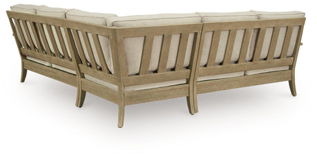 Furniture City Houma - Ashley Furniture - Clare View 3-Piece Outdoor Sectional - 3-Piece Outdoor Sectional - P801P10