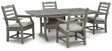 Furniture City Houma - Ashley Furniture - Visola Outdoor Dining Table with 4 Chairs - Outdoor Dining Table with 4 Chairs - P802P4