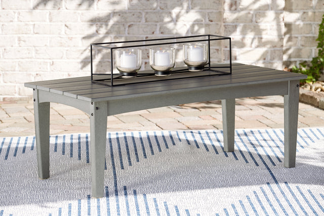Furniture City Houma - Ashley Furniture - Visola Outdoor Coffee Table - Rectangular Cocktail Table - P802-701