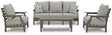 Furniture City Houma - Ashley Furniture - Visola Outdoor Sofa, 2 Lounge Chairs and Coffee Table - Outdoor Sofa, 2 Lounge Chairs and Coffee Table - P802P2
