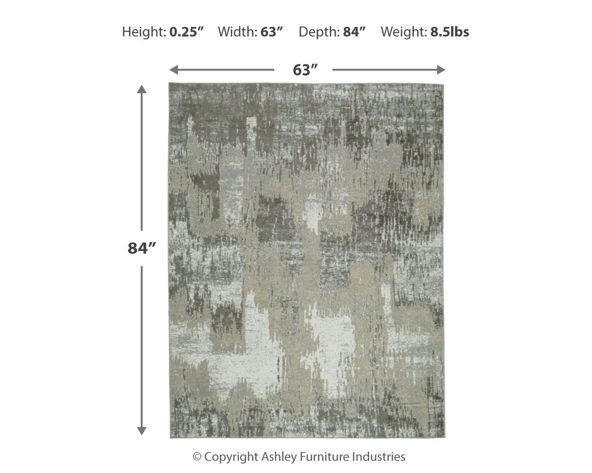 Arriston 5'3" x 7' Washable Rug