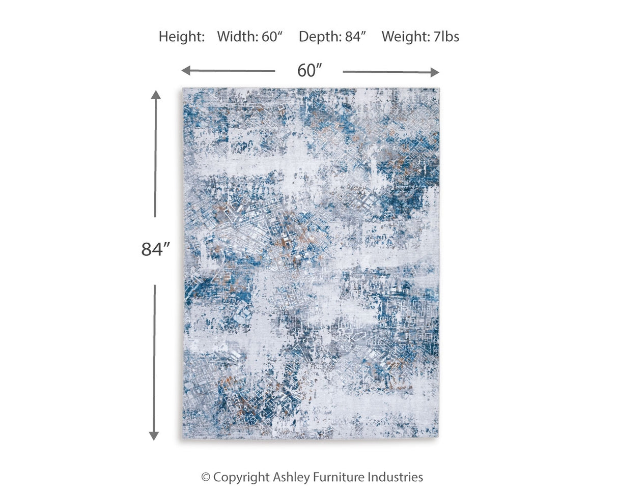 Garyard 5' x 7' Washable Rug