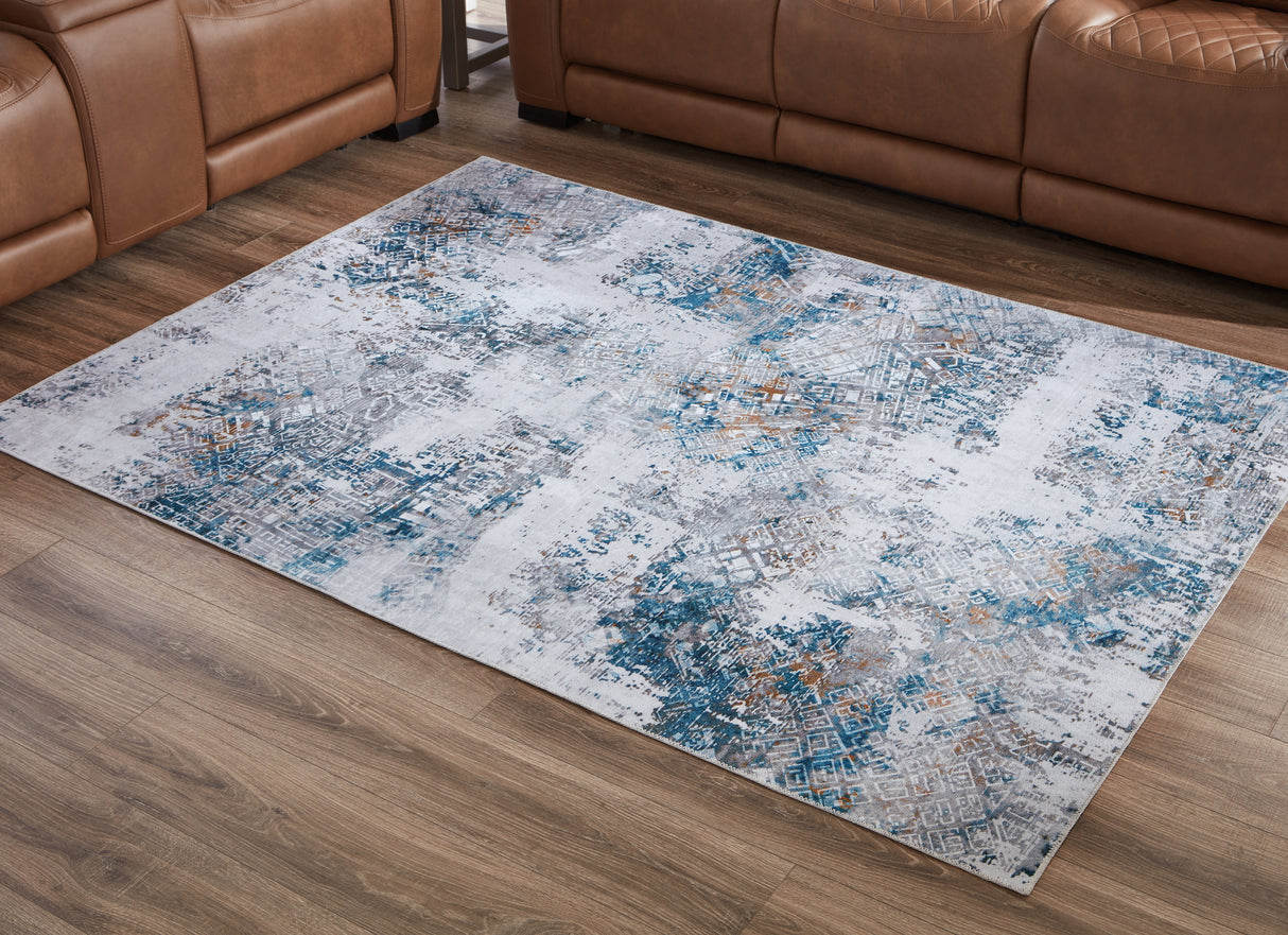 Furniture City Houma - Ashley Furniture - Garyard 5' x 7' Washable Rug - 5' x 7' Washable Rug - R405772