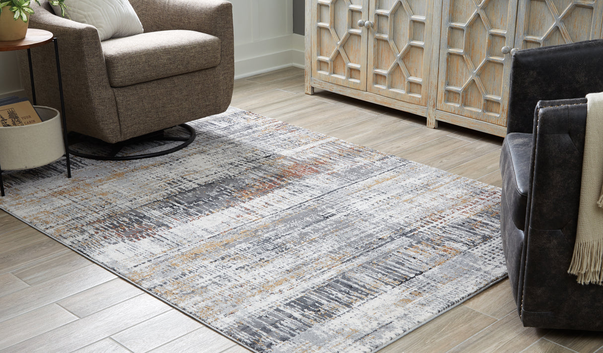Furniture City Houma - Ashley Furniture - Rhettner 5'3" x 7'3" Rug - 5'3" x 7'3" Rug - R406072