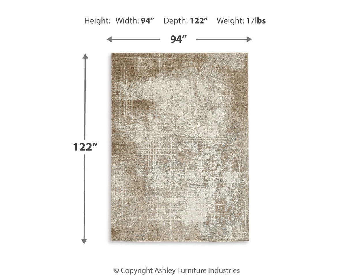 Grifflain 7'10" x 10'3" Washable Rug