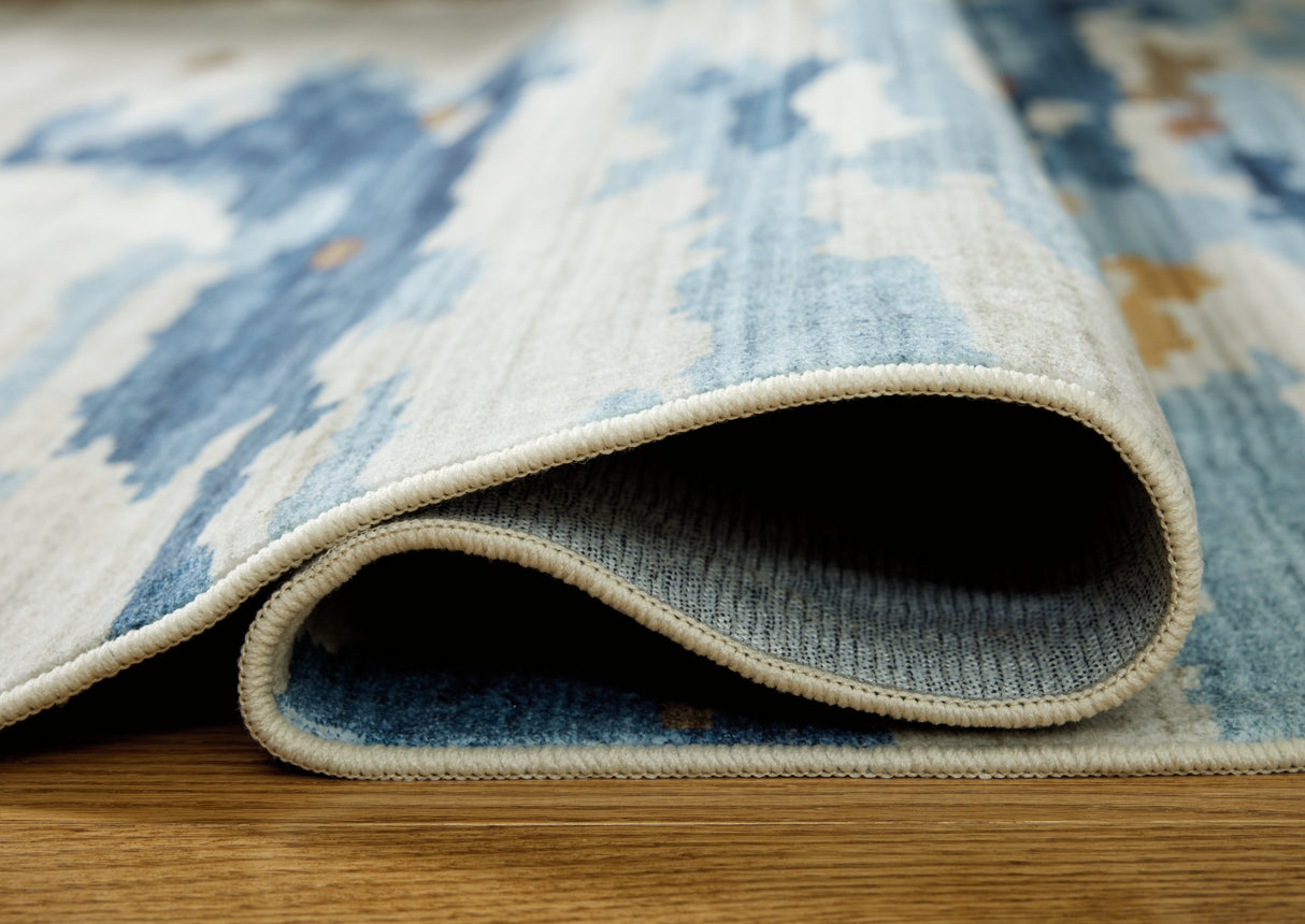 Vinlett 5' x 7' Washable Rug