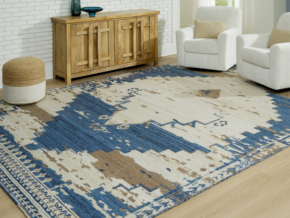 Furniture City Houma - Ashley Furniture - Varnler 10' x 14' Rug - 10' x 14' Rug - R407130