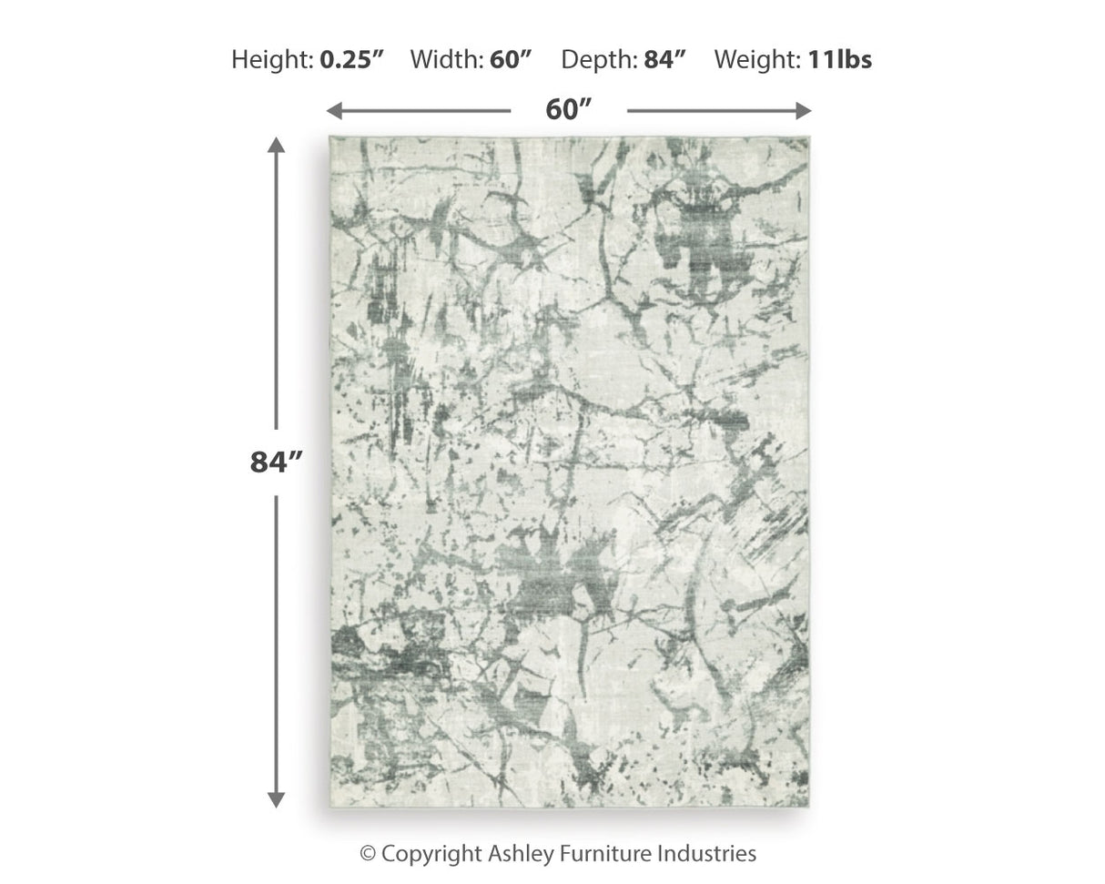 Tobinbury Washable 5' x 7' Area Rug