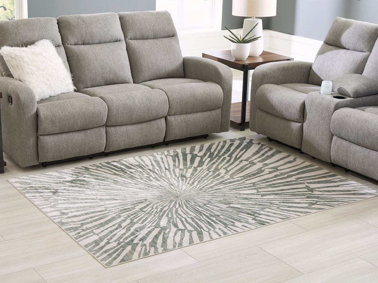 Furniture City Houma - Ashley Furniture - Verland Washable 5' x 7' Area Rug - Washable 5' x 7' Area Rug - R407432