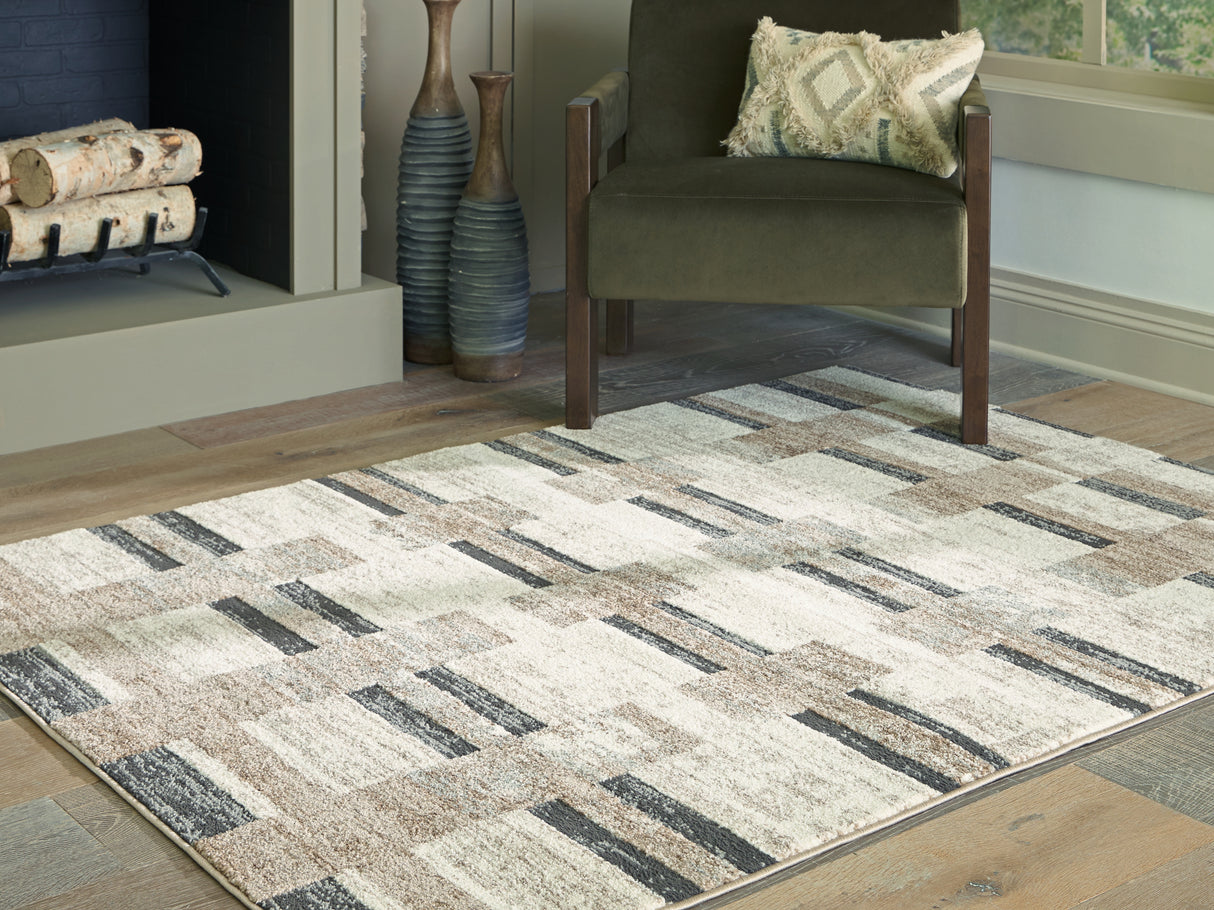 Furniture City Houma - Ashley Furniture - Alstone 5'3" x 7' Area Rug - 5'3" x 7' Area Rug - R407732