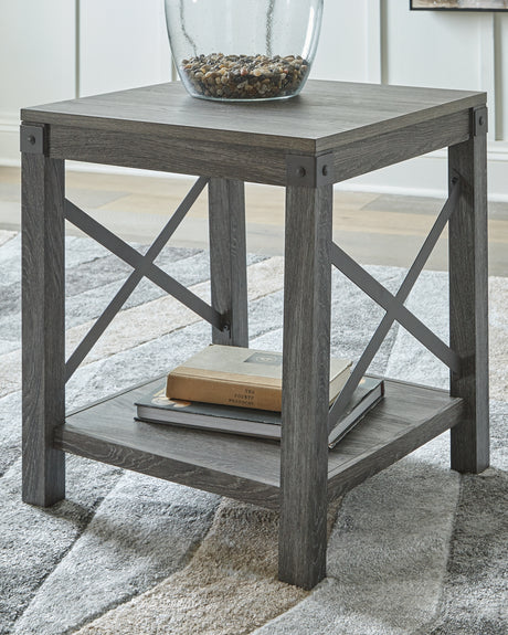 Furniture City Houma - Ashley Furniture - Freedan End Table - Square End Table - T175-2
