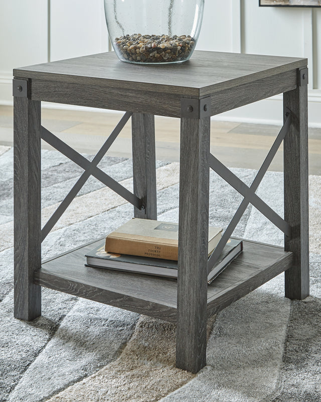 Furniture City Houma - Ashley Furniture - Freedan End Table - Square End Table - T175-2