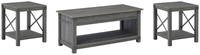 Furniture City Houma - Ashley Furniture - Freedan Coffee Table and 2 End Tables - Coffee Table and 2 End Tables - T175T1