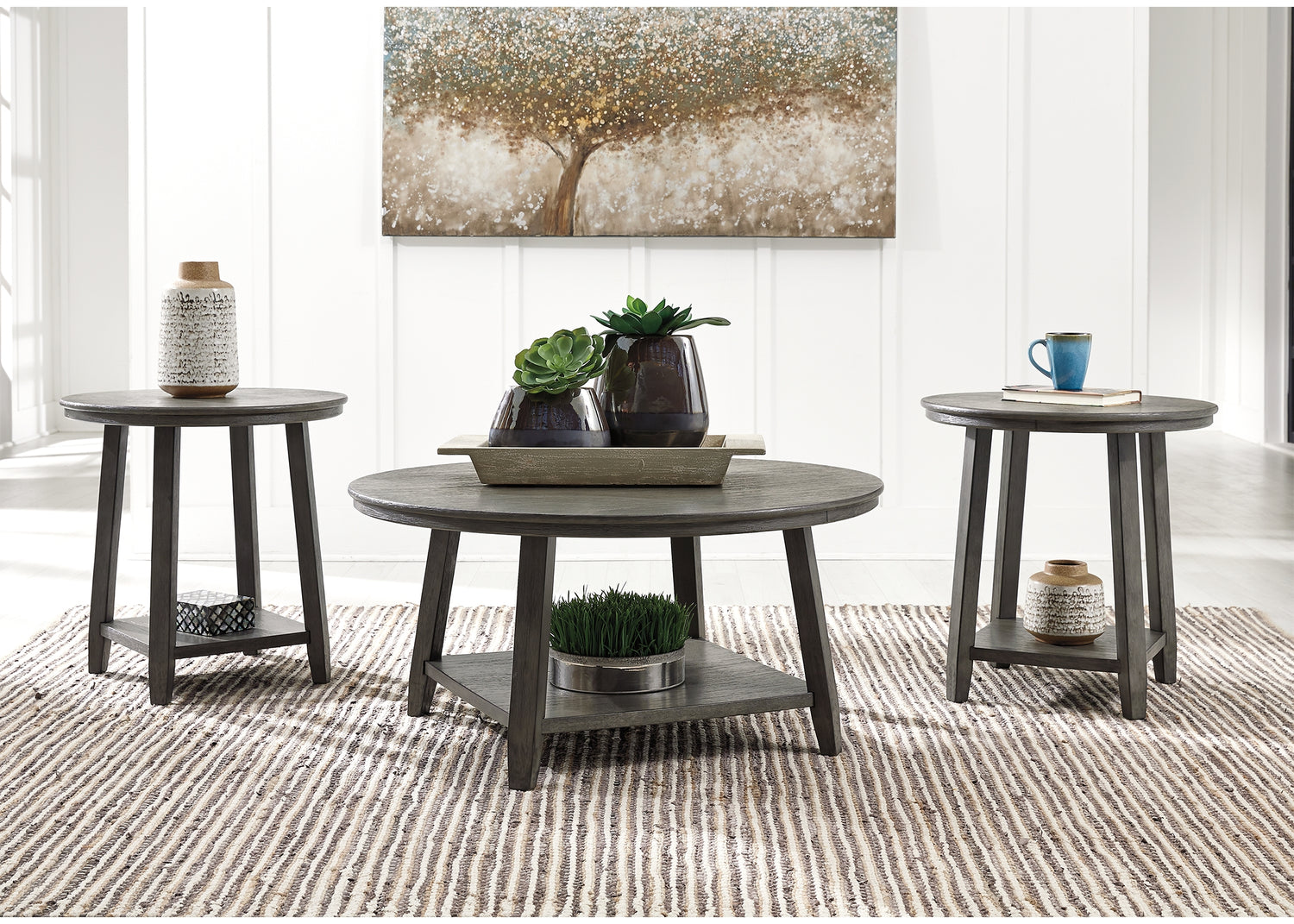 Furniture City Houma - Ashley Furniture - Caitbrook Table (Set of 3) - Occasional Table Set (3/CN) - T188-13
