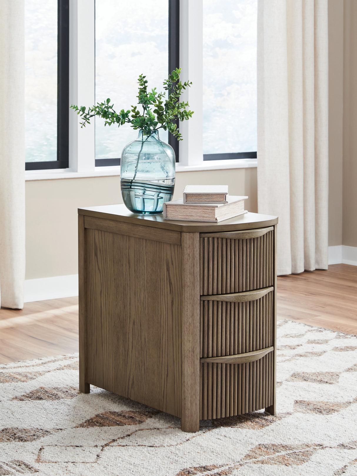 Furniture City Houma - Ashley Furniture - Camdill Chairside End Table - Chair Side End Table / Light Brown - T208-317
