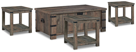 Furniture City Houma - Ashley Furniture - Hollum Coffee Table and 3 End Tables - Coffee Table and 3 End Tables - T466T2