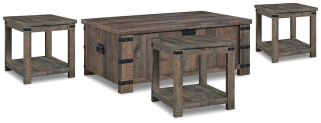 Furniture City Houma - Ashley Furniture - Hollum Coffee Table and 3 End Tables - Coffee Table and 3 End Tables - T466T2