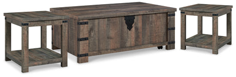 Furniture City Houma - Ashley Furniture - Hollum Lift-top Coffee Table and 2 End Tables - Lift-top Coffee Table and 2 End Tables - T466T1