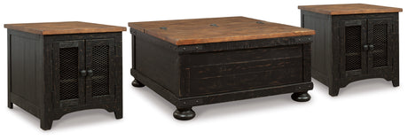 Furniture City Houma - Ashley Furniture - Valebeck Coffee Table and 2 End Tables - Coffee Table and 2 End Tables - T468T2
