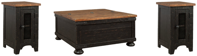 Furniture City Houma - Ashley Furniture - Valebeck Coffee Table and 2 Chairside End Tables - Coffee Table and 2 Chairside End Tables - T468T1