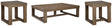 Furniture City Houma - Ashley Furniture - Cariton Coffee Table and 2 End Tables - Coffee Table and 2 End Tables - T471T1