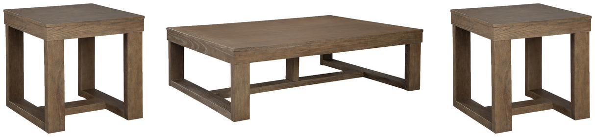 Furniture City Houma - Ashley Furniture - Cariton Coffee Table and 2 End Tables - Coffee Table and 2 End Tables - T471T1