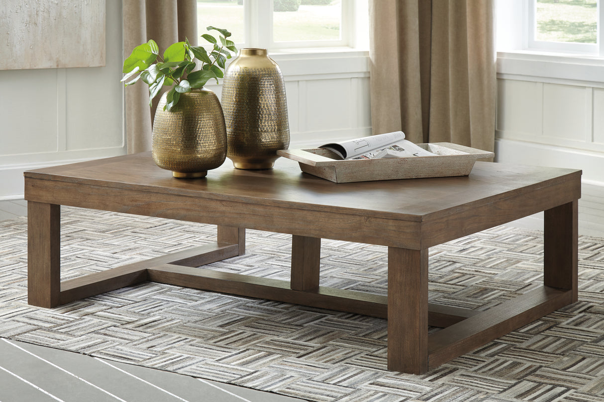 Furniture City Houma - Ashley Furniture - Cariton Coffee Table - Rectangular Cocktail Table - T471-1