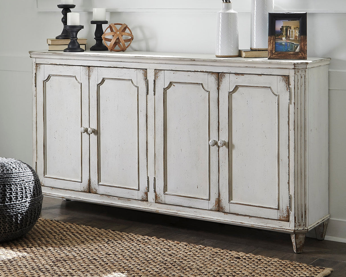Furniture City Houma - Ashley Furniture - Mirimyn Accent Cabinet - Accent Cabinet / Antique White - T505-560