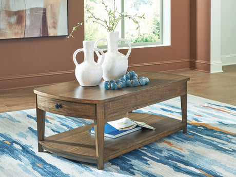 Furniture City Houma - Ashley Furniture - Burkbyer Coffee Table - Rectangular Cocktail Table - T513-1