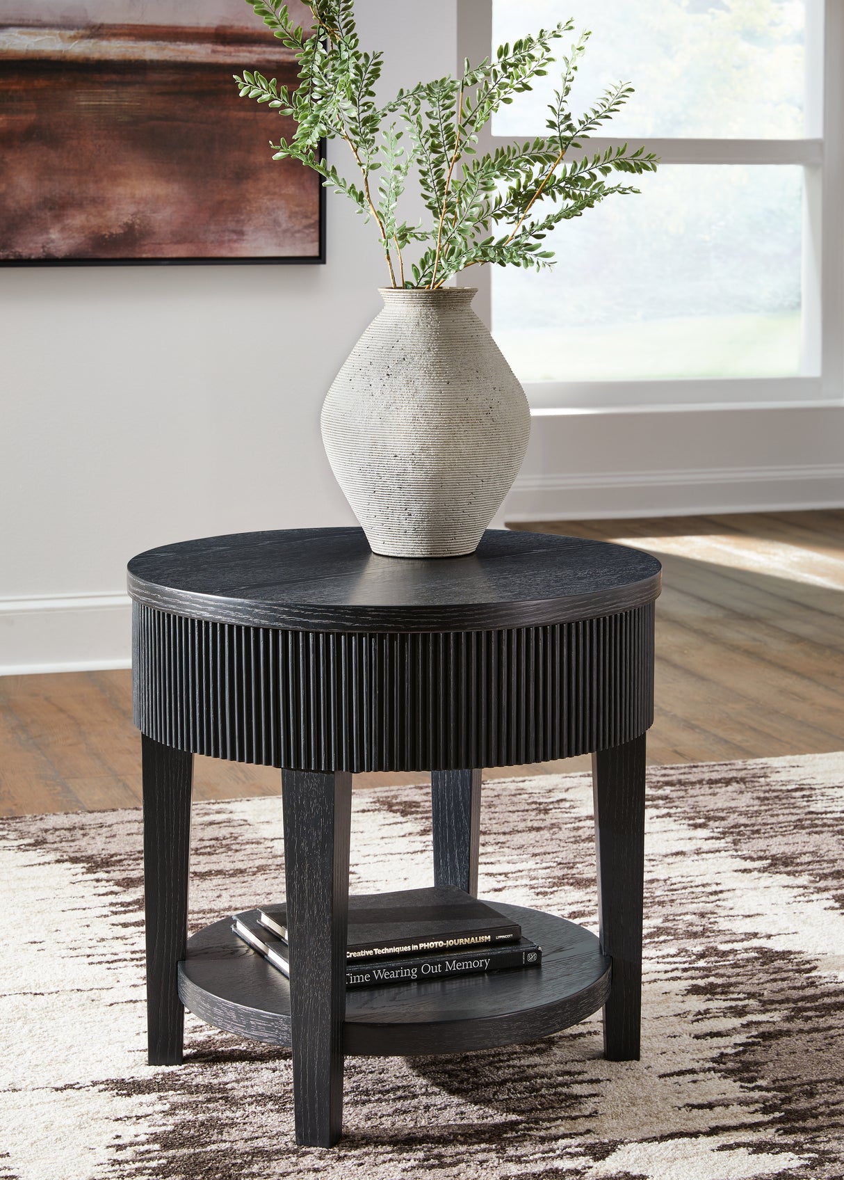 Furniture City Houma - Ashley Furniture - Marstream End Table - Round End Table - T551-6