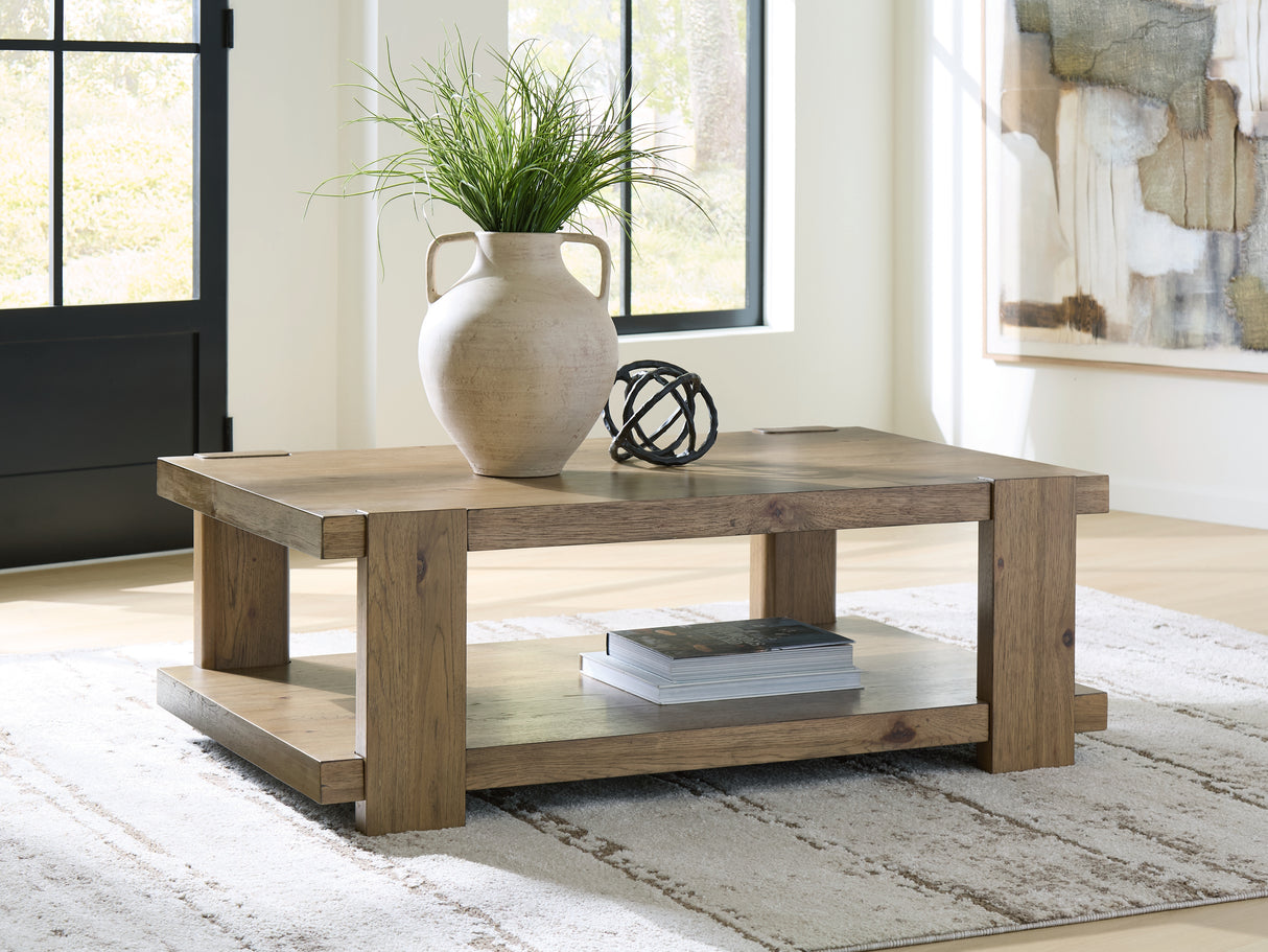 Furniture City Houma - Ashley Furniture - Flangren Coffee Table - Rectangular Cocktail Table - T553-1