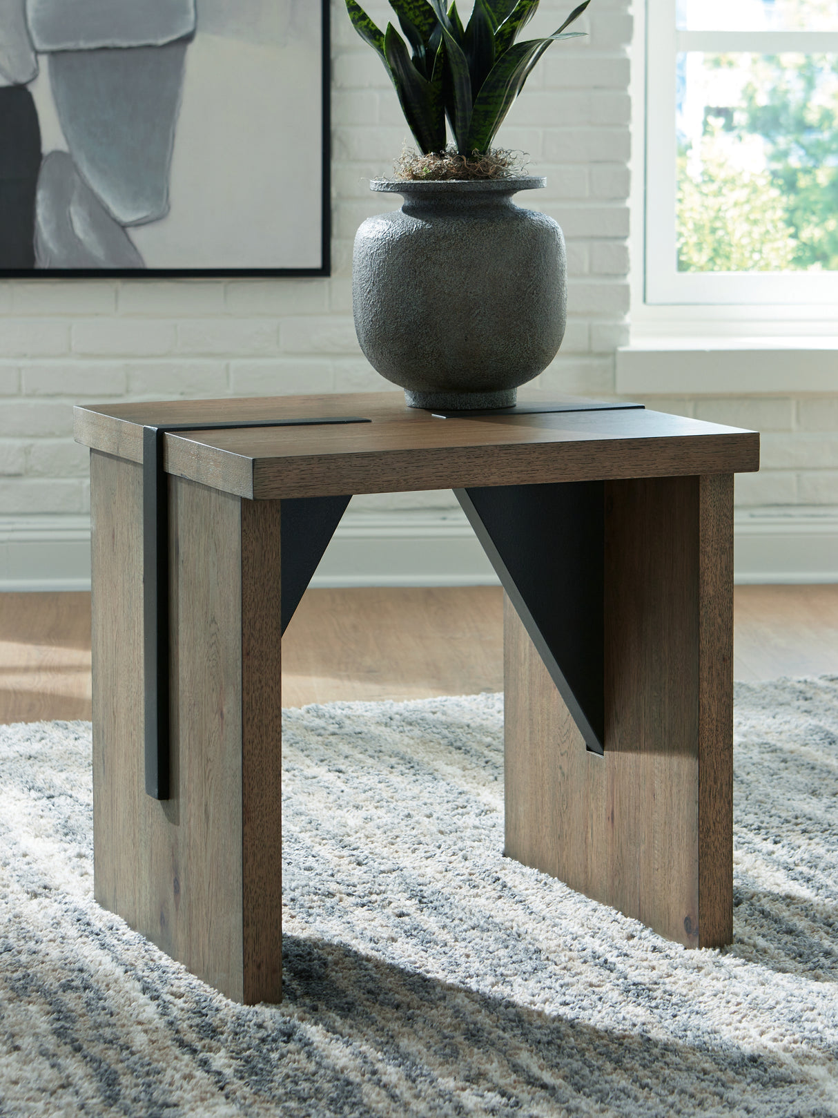 Furniture City Houma - Ashley Furniture - Kandinew End Table - Square End Table - T554-2