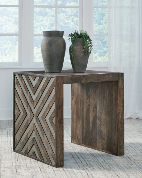 Furniture City Houma - Ashley Furniture - Dreggan End Table - Square End Table - T567-2