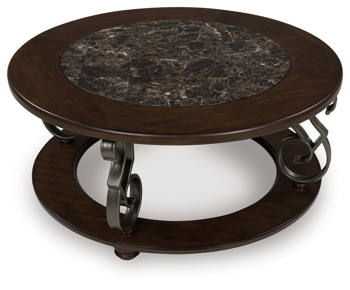 Frallyn Coffee Table and 2 Ends